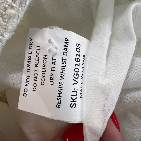 Vita grace Adriana Scallop Button Skirt | Ivory size S - Picture 8 of 12